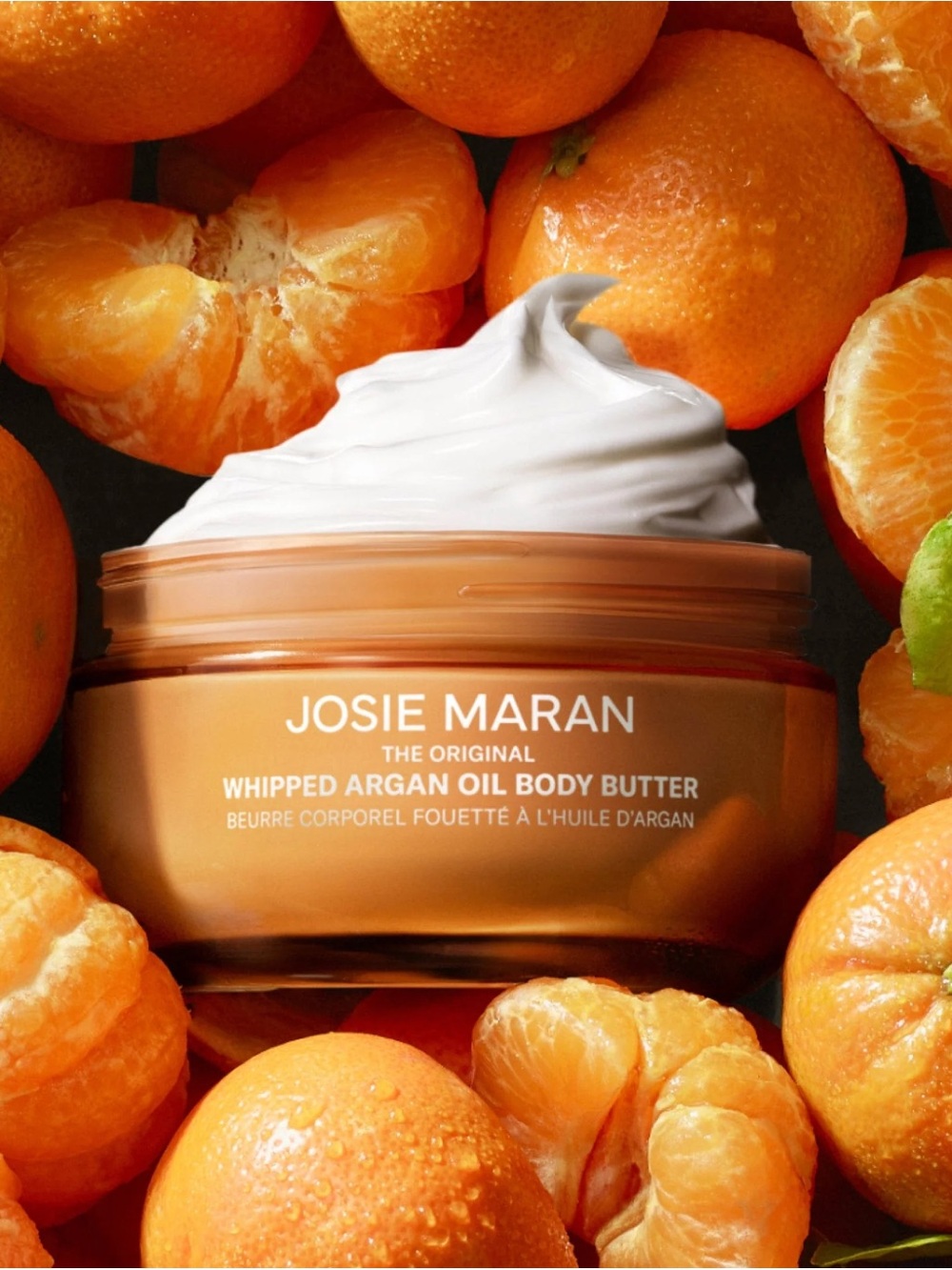 Josie Maran Topless Tangerine Whipped Argan Oil Body Butter Moisturizer 6oz NWT
